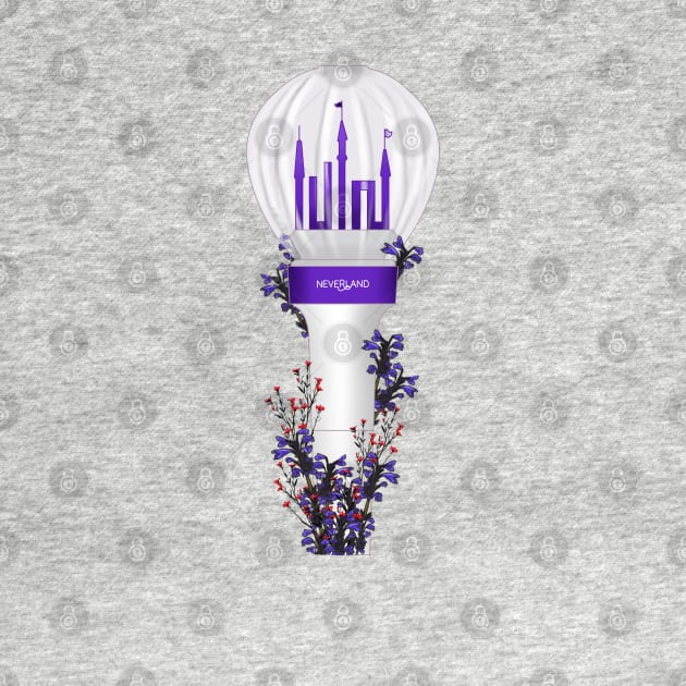 G-Idle Floral Lightstick kpop by RetroAttic